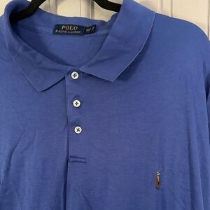 Polo by Ralph Lauren Men's Classic Blue Polo Shirt